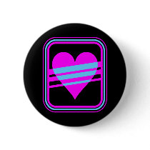 Corey Tiger 80s Vintage Heart & Stripes