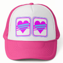 Corey Tiger 80s Vintage Heart & Stripes