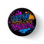 Corey Tiger 80s Vintage New Wave Neon Splatter Pin