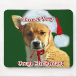 Corgi Christmas Pup- Mercy Mousepads
