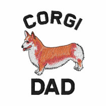 Corgi Dad  Embroidered Shirt