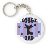 Corgi Dad Keychain