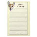 Corgi Face Stationery