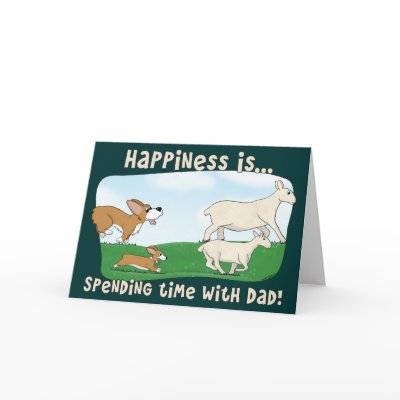 Corgi Father's Day Card by MenagerieMayhem