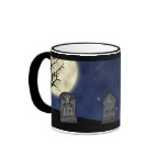 Corgi Graveyard Ghost Mug (Full Wraparound)