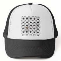 Corgi in the Sheep Mesh Hats