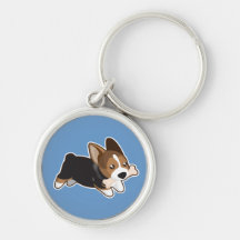 Corgi Keychain