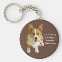 Corgi Keychain heureux de Gallois de Pembroke Porte-clef