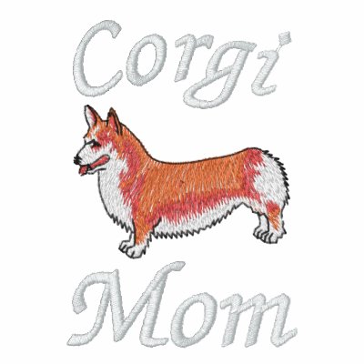 Corgi Mom Women's  Embroidered Shirt by MenagerieMayhem