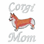 Corgi Mom Women's  Embroidered Shirt embroidered shirts