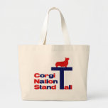 Corgi Nation Stand Tall Canvas Bags