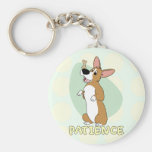 Corgi Patience Keychain