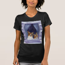 Corgi window t-shirt