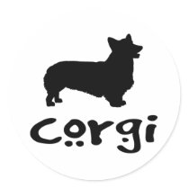 Corgi With Cool Text
