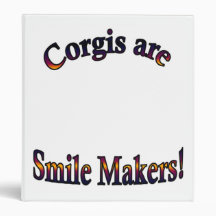 Corgis Are Smile Makers Template Binder