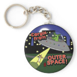 Corgis from Outer Space Keychain