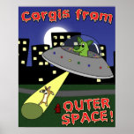 Corgis from Outer Space Poster posters