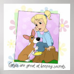 Corgis Keep Secrets Poster
