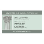 Corinthian Column Attorney Business Card