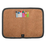 Cork board and heading for six letter word folio planner