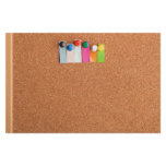 Cork board and heading for six letter word customized stationery