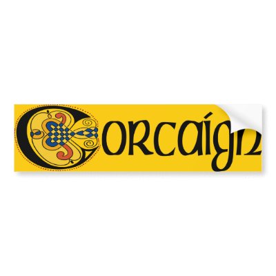 Cork (Gaelic) Bumper Sticker by irishcountry