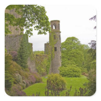 Cork, Ireland. The infamous Blarney Castle 2 Square Stickers