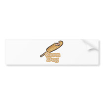 corn dog bumper sticker