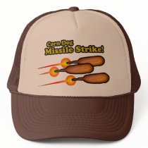 Corn Dog Missile Strike Mesh Hats