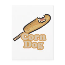 corn dog post cards