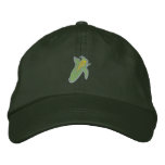 Corn embroidered hats