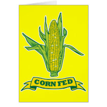 Corn Fed Greeting Cards
