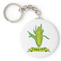 Corn Fed Keychain