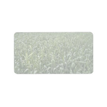 Corn field address label