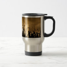 Corn field Silhouettes Mug