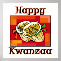 Corn Happy Kwanzaa Print