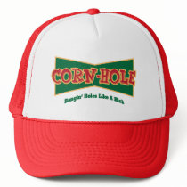 CORN-HOLE TRUCKER HATS