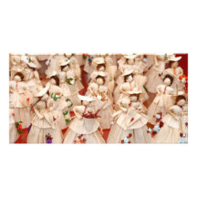 Corn husk dolls photo card template