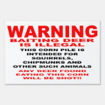 CORN PILE SIGN