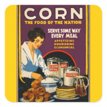 Corn The Food of the Nation Stickers