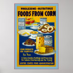 Corn~Vintage World War 1 Print