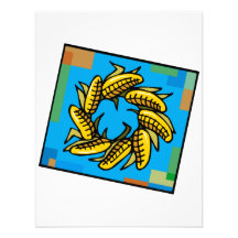 Corn Wreath for Kwanzaa Custom Invites