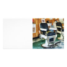 Corner Barber Shop Photo Card
