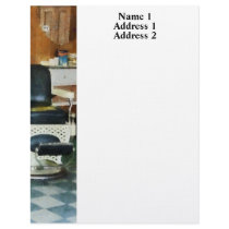 Corner Barber Two Chairs Letterhead