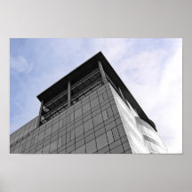 Corner of Modern Building Poster