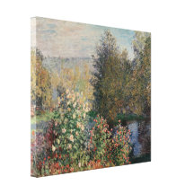 Corner of the Garden at Montgeron - Claude Monet Canvas Print