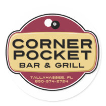 Corner Pocket Bar and Grille Stickers
