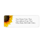 Corner Sunflower Address Labels
