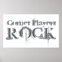 Cornet Players Rock Posters
