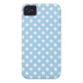 Cornflower Blue Polka Dot Iphone 4/4S Case